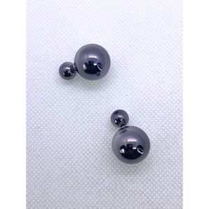 Reversible Double Sided Stud Ball Earrings